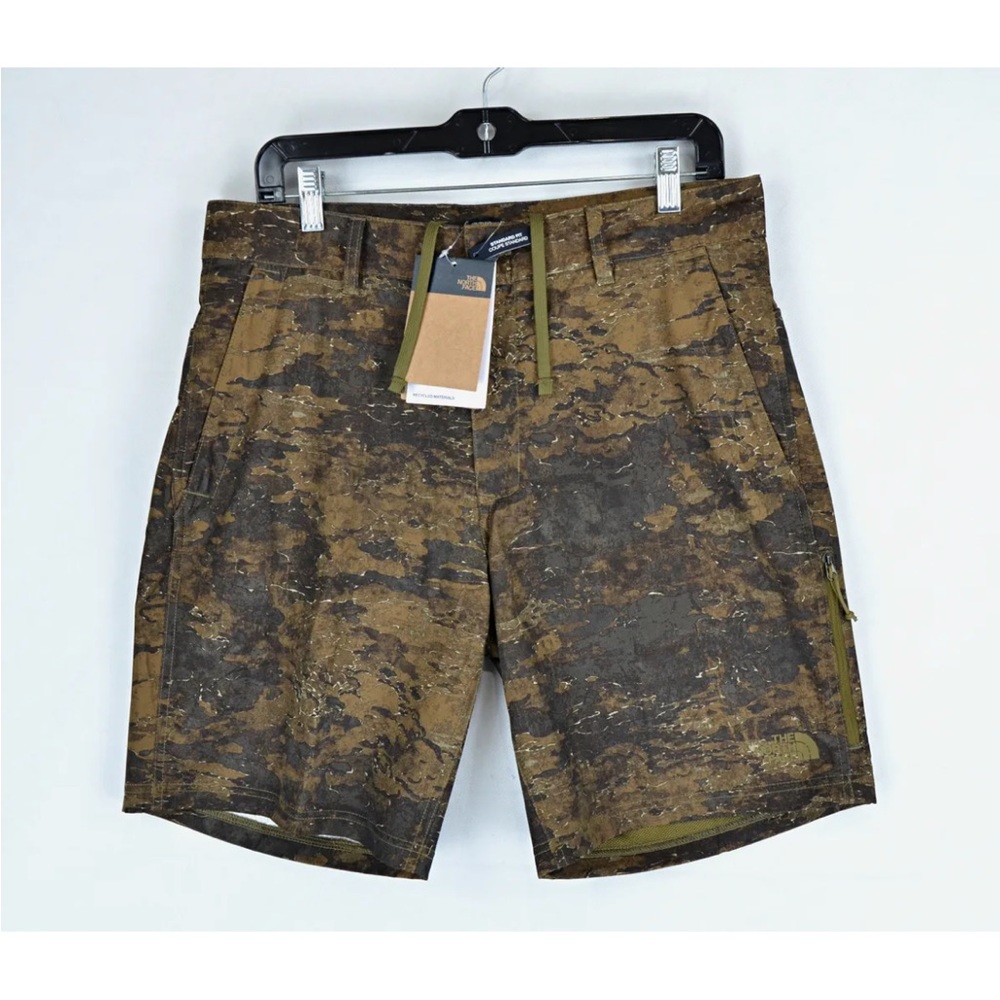 NWT The North Face Men's Camo Rolling Sun Packable FlashDry Shorts